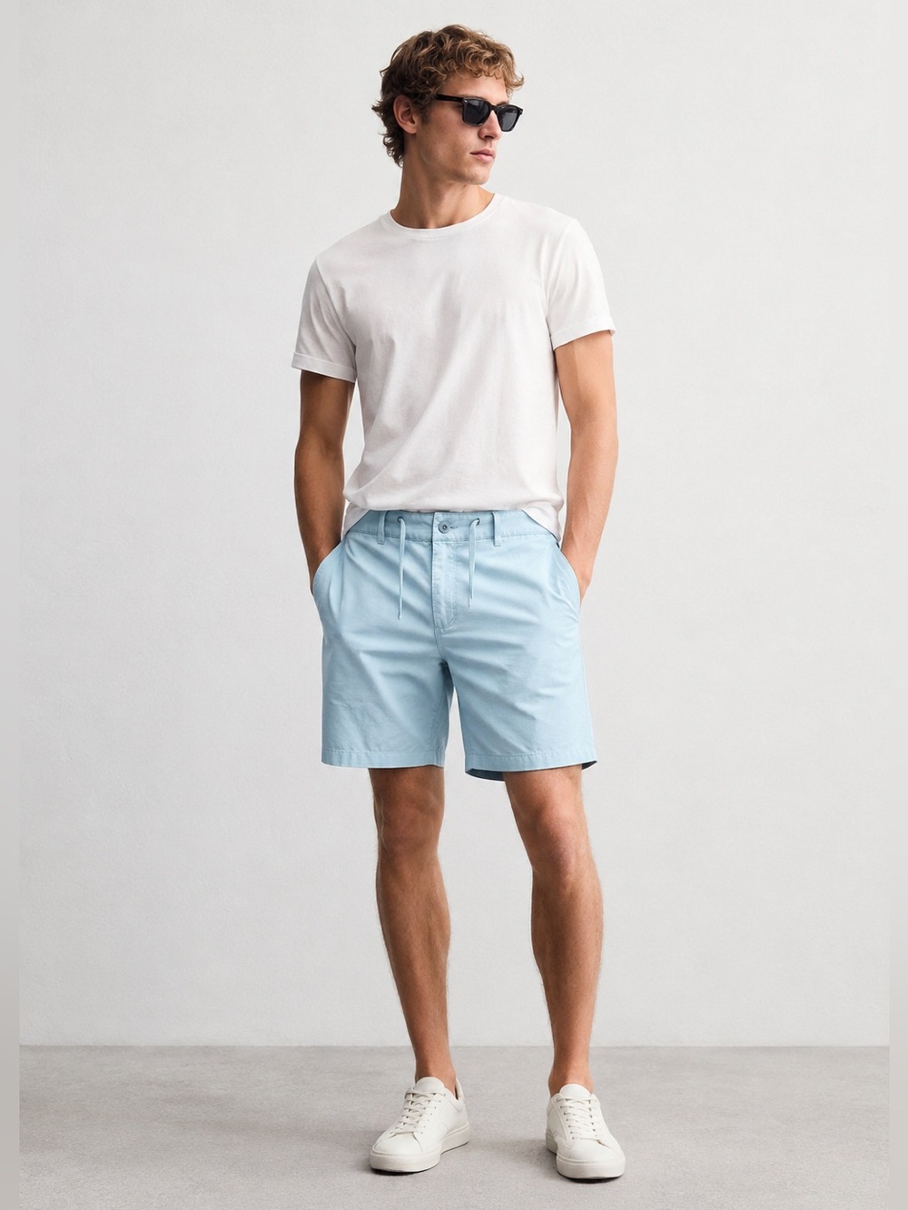 Goodfellow & Co Light Blue Hybrid Shorts Men’s Size 34
